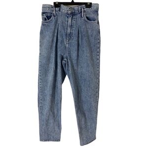 GRLFRND Teagan Size 27 Barrel Leg Lighter Wash Casual Denim Jeans